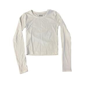 Bench Long Sleeve White Top Women’s Small. Great layering piece